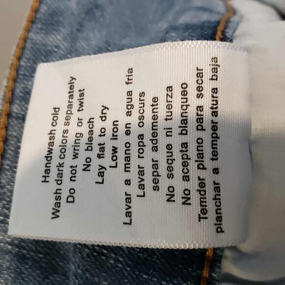 Judy Blue Womens Wide Leg High Rise Stretch Jeans Crop Denim Size 7/28 - Picture 9 of 10